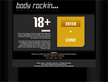 Tablet Screenshot of body-rockin.com